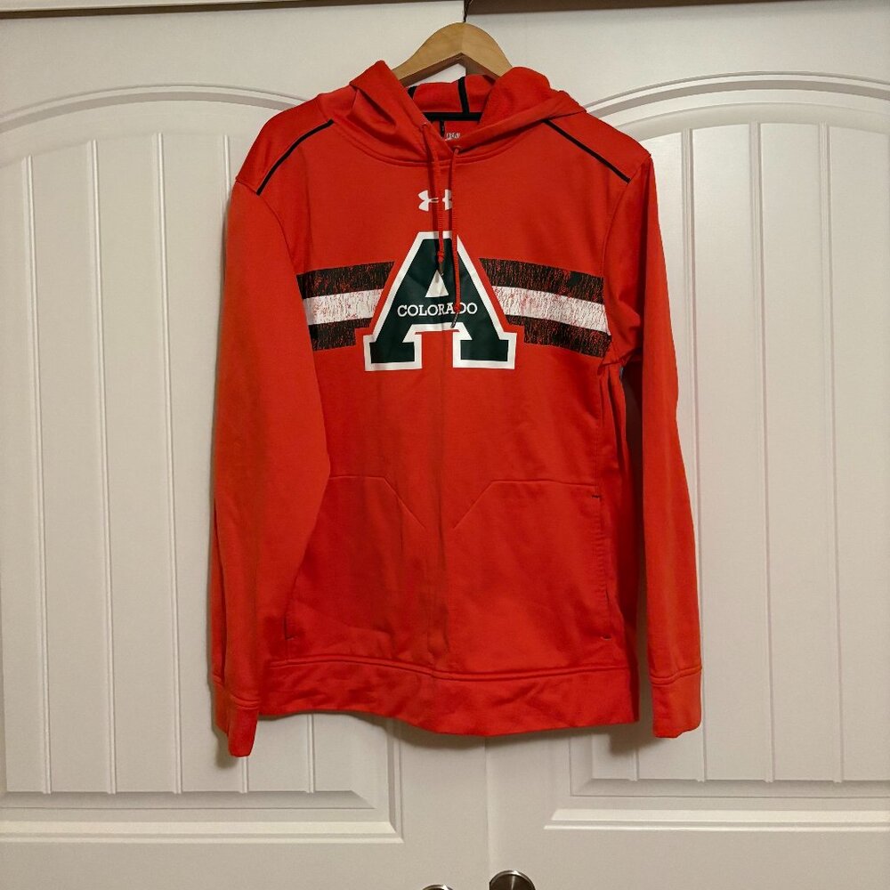 Colorado State University Aggies Sweatshirt Orange Medium Under Armour Hoodie